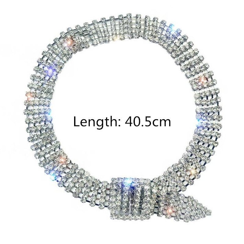 Full Rhinestone Choker Necklace’s