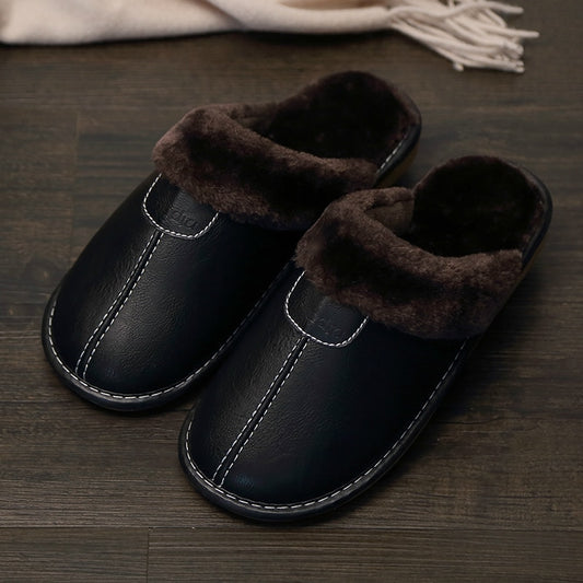 Men Leather Slippers