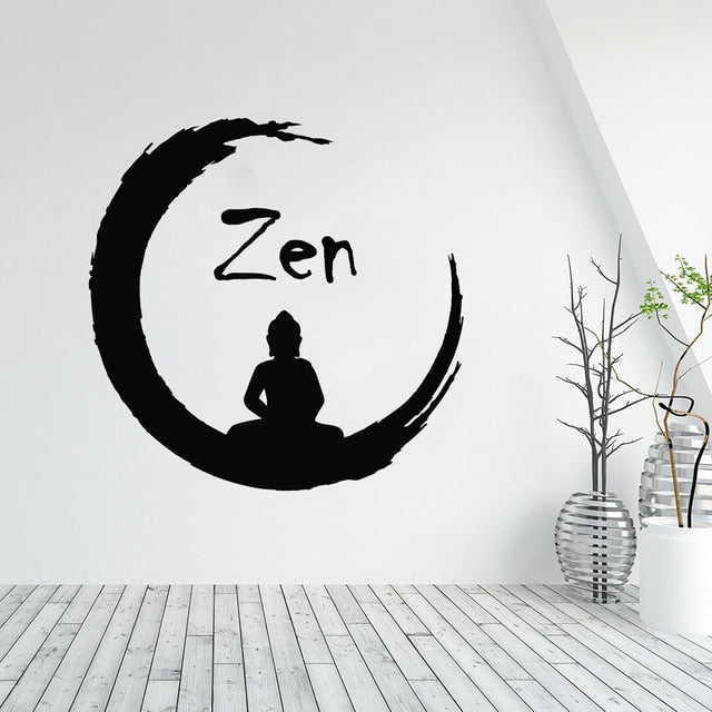 Zen Circle Wall Stickers For Gym