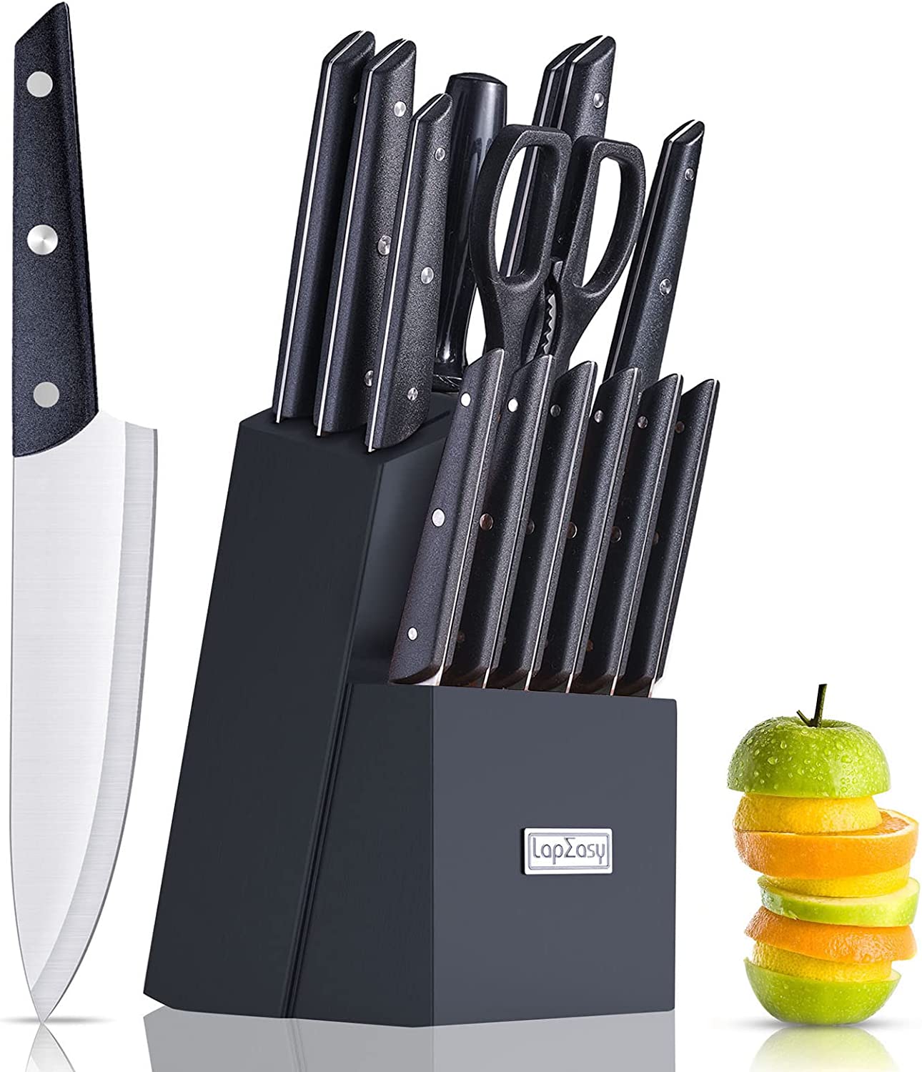 15 pcs Knife Set With Block