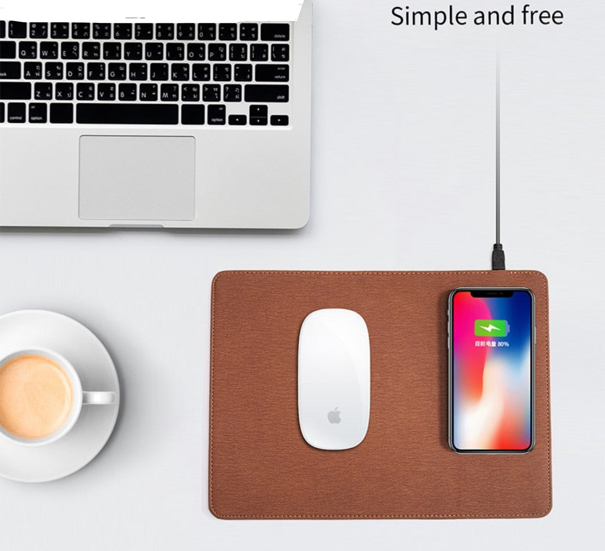 Wireless Mouse pad Charger