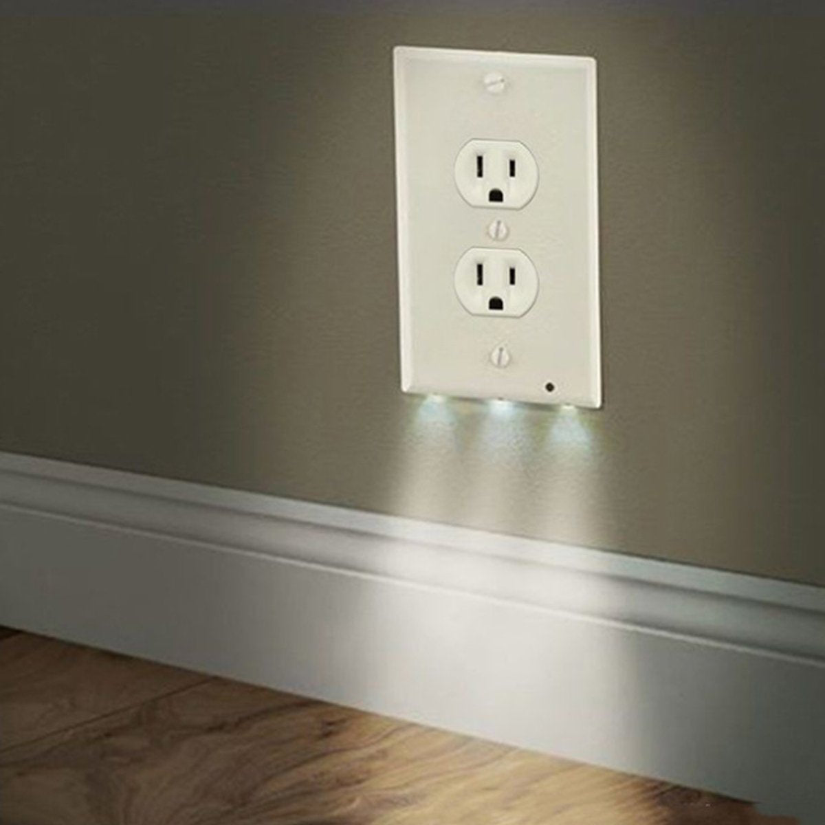 Path Lighter Auto Motion Wall Plate LED Light  2- PACK.