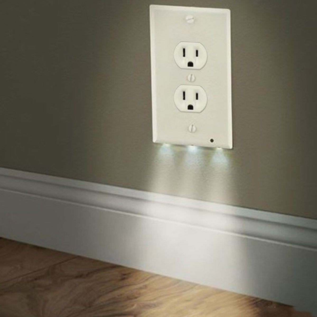 Path Lighter Auto Motion Wall Plate LED Light  2- PACK.