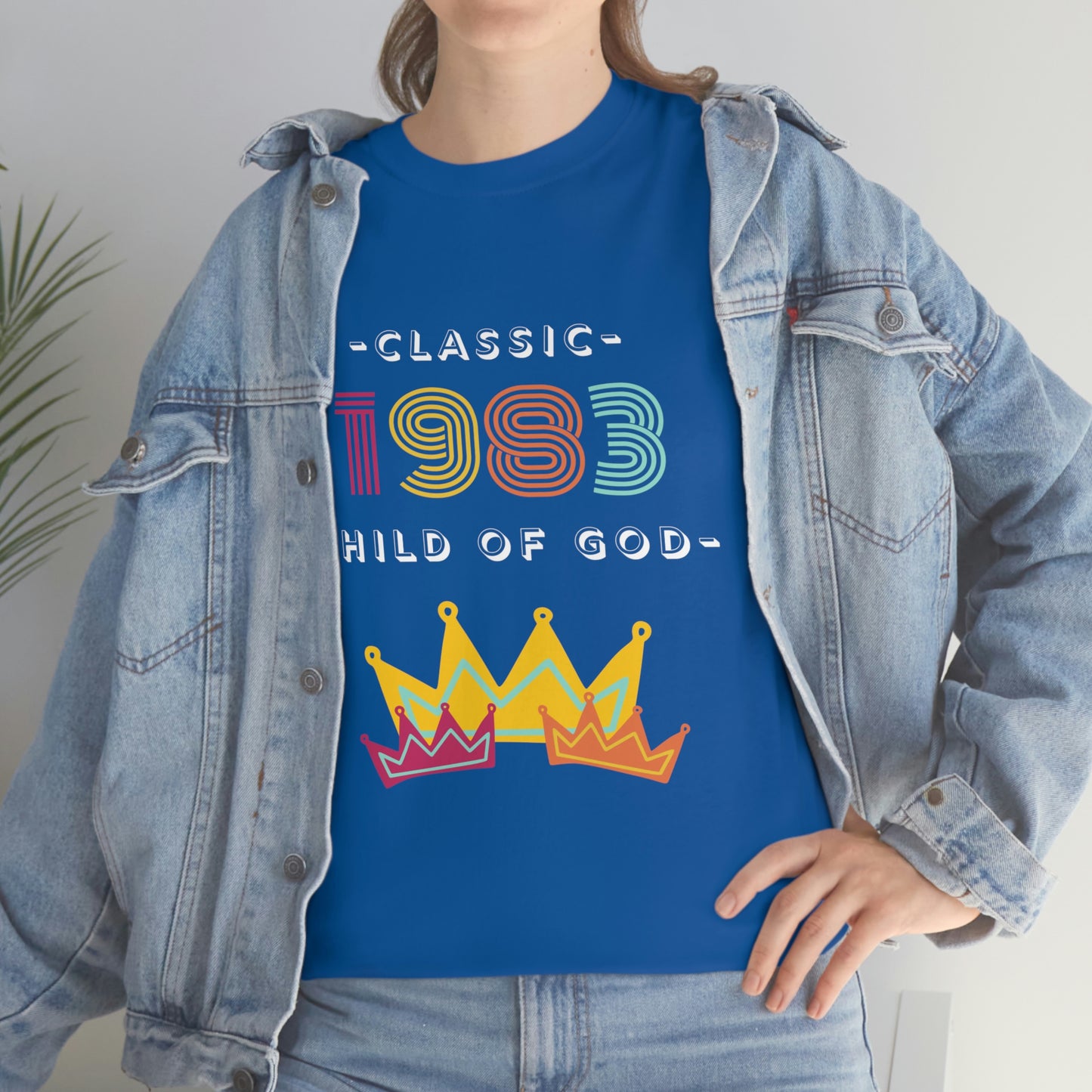 “ Classic 1983 Child of God” Unisex Heavy Cotton Tee