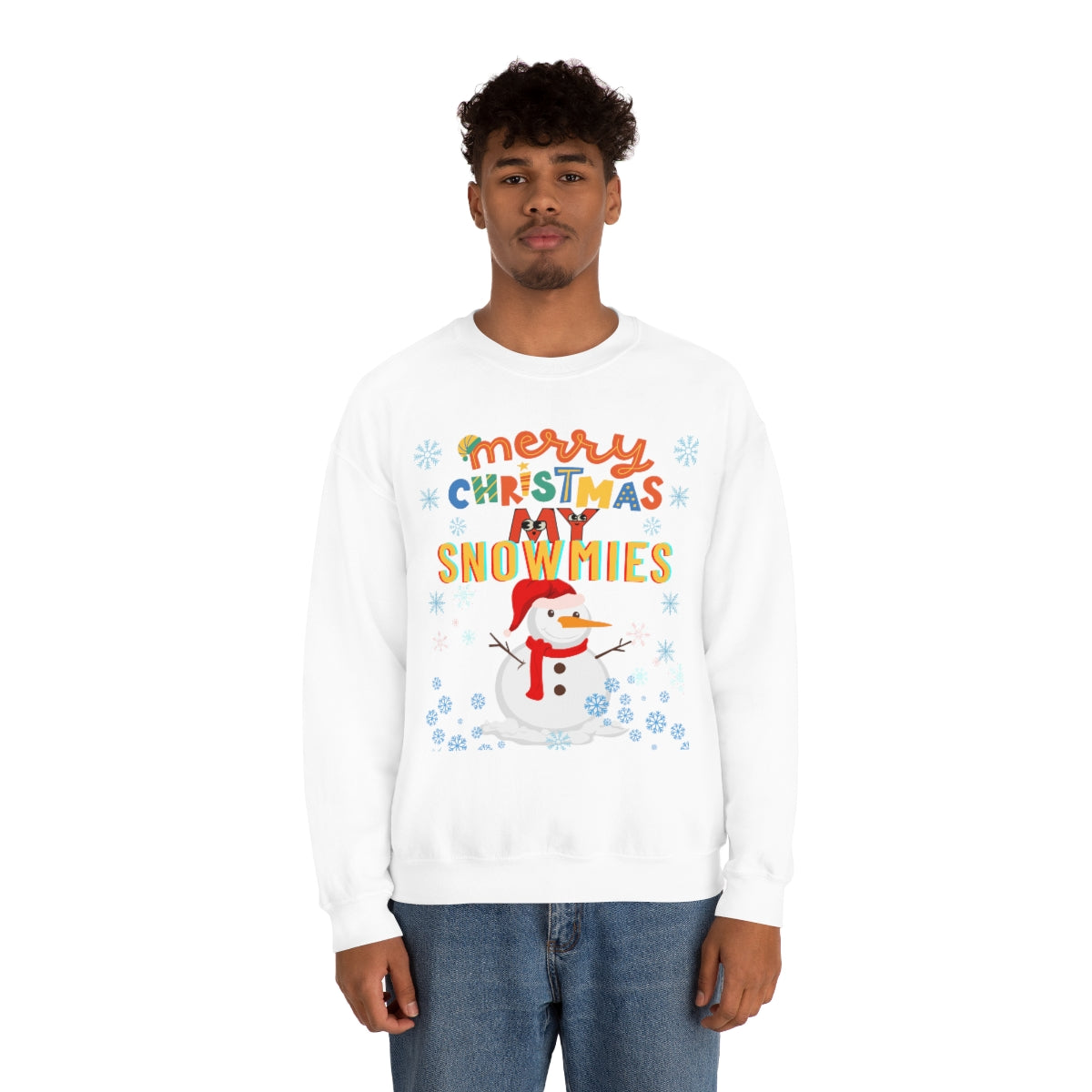 “Merry Christmas My SNOWMIES” Unisex ™ Crewneck Sweatshirt