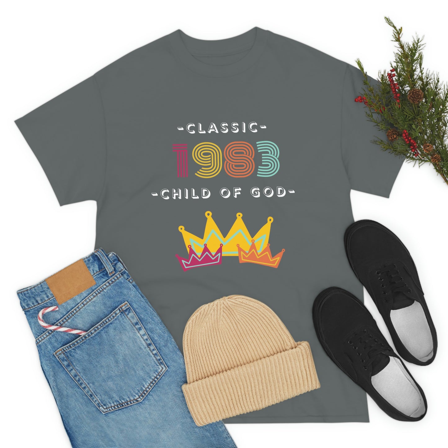 “ Classic 1983 Child of God” Unisex Heavy Cotton Tee