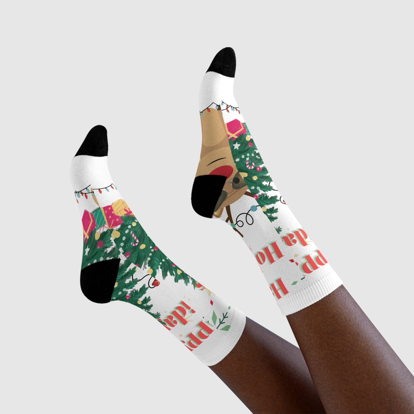 Happy Holidays Socks Crew Socks (EU)