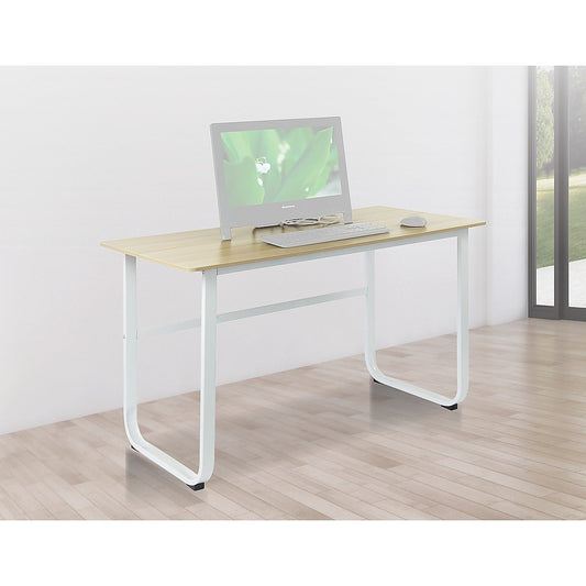 Wood & Steel Solid Computer Desk