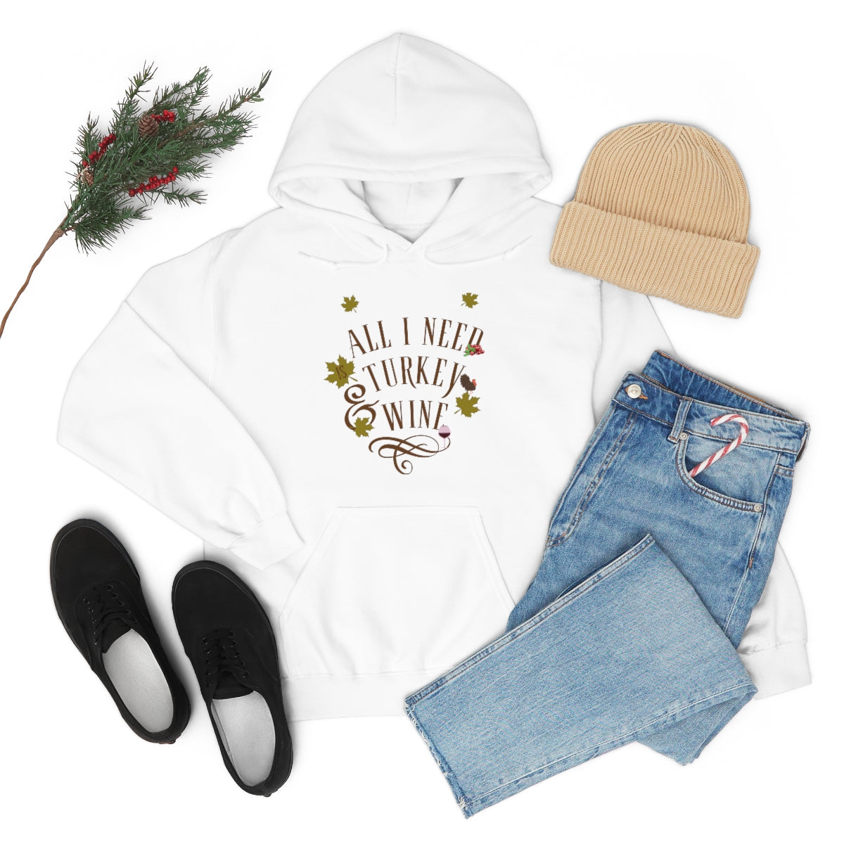 Turkey and Wine Sweatshirt