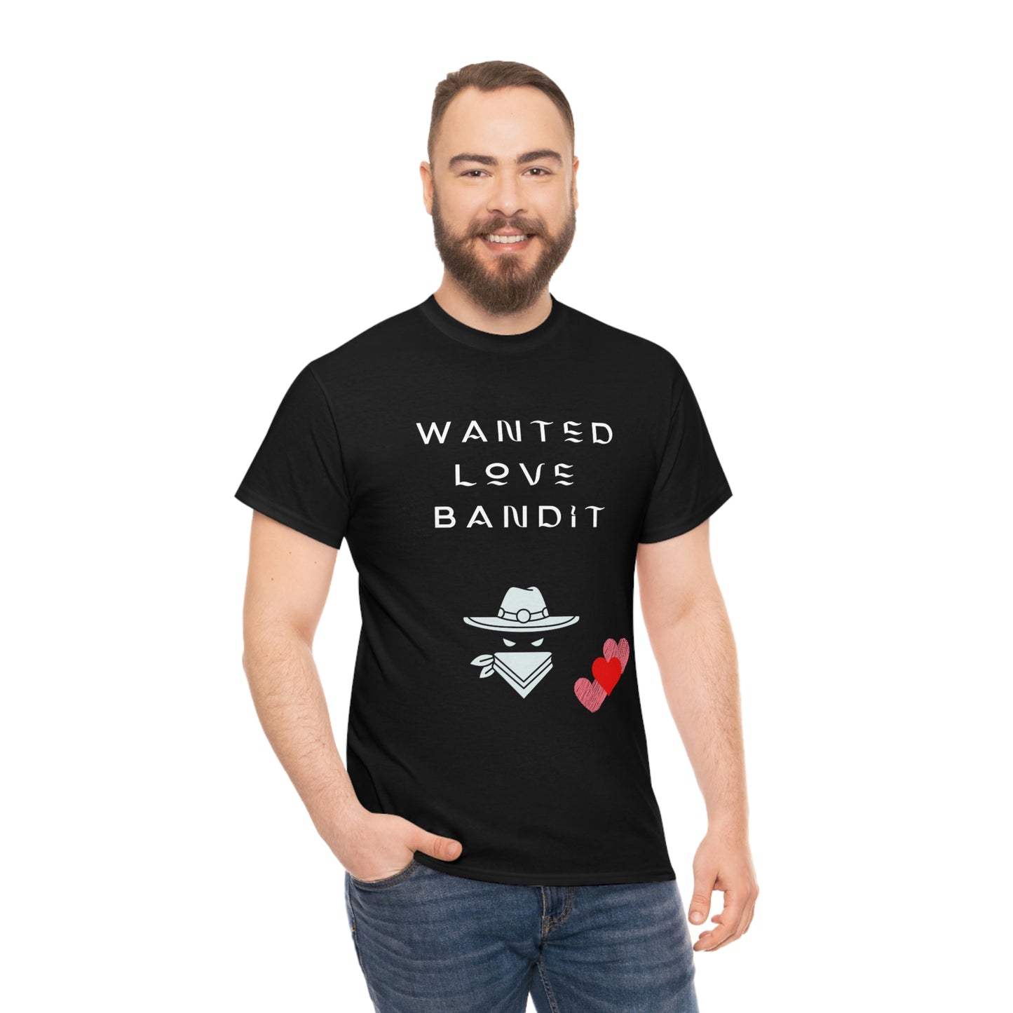 “Wanted Love Bandit” Unisex Heavy Cotton Tee