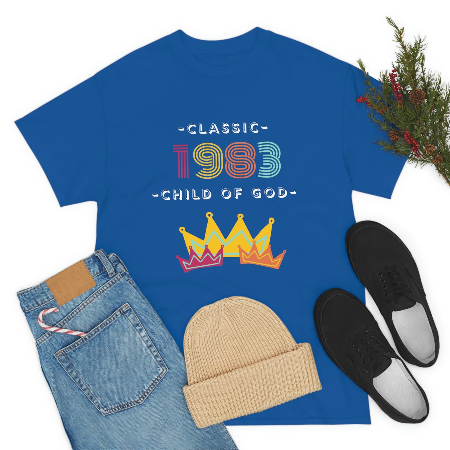 “ Classic 1983 Child of God” Unisex Heavy Cotton Tee