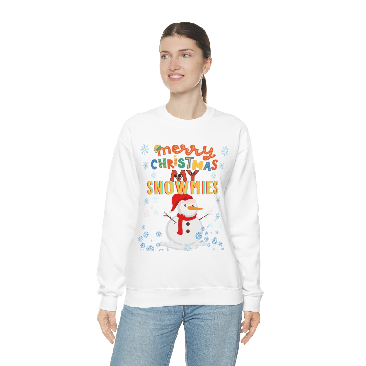 “Merry Christmas My SNOWMIES” Unisex ™ Crewneck Sweatshirt