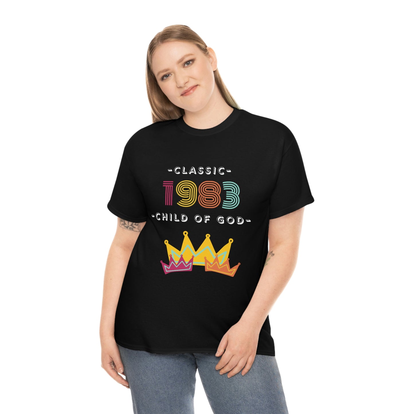 “ Classic 1983 Child of God” Unisex Heavy Cotton Tee