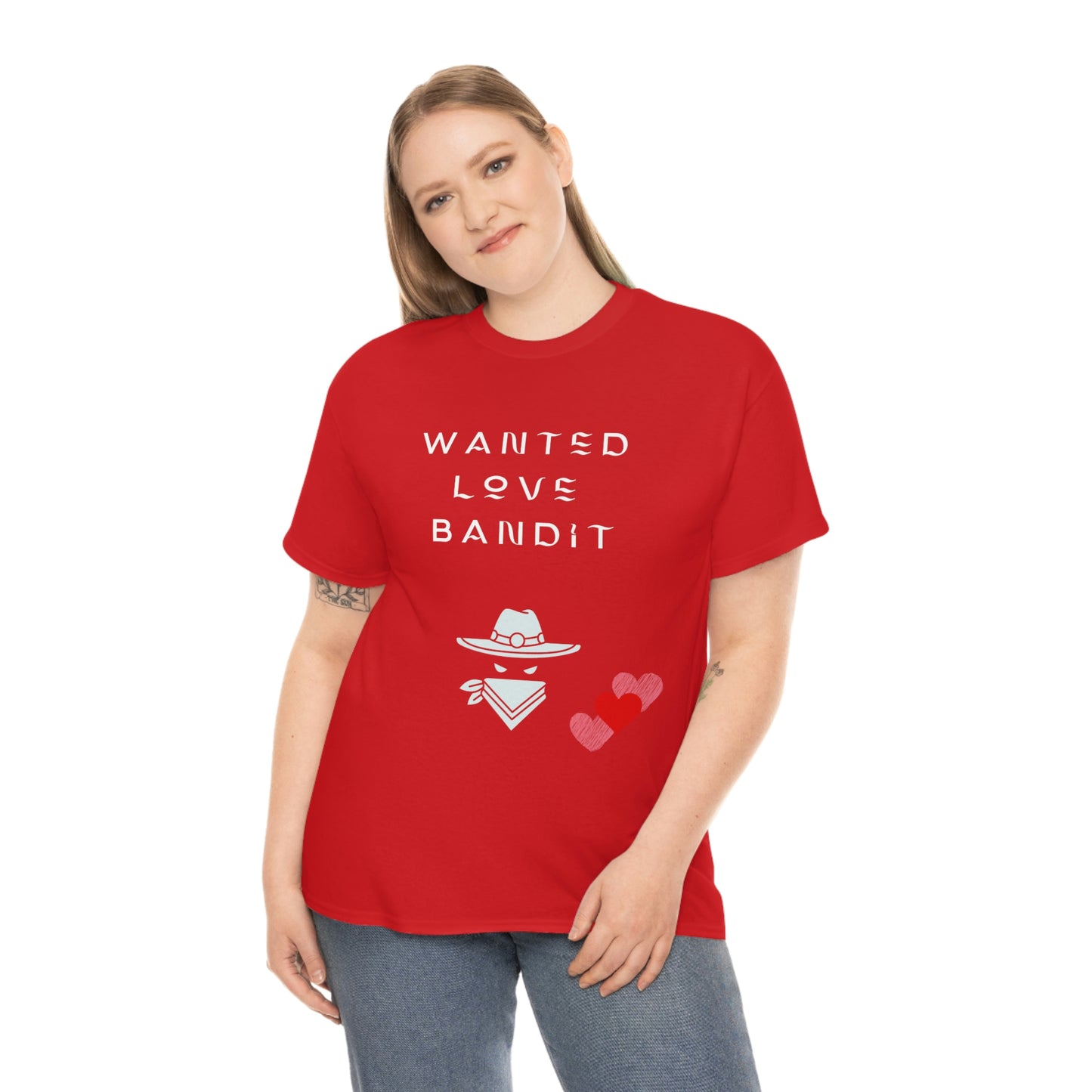 “Wanted Love Bandit” Unisex Heavy Cotton Tee