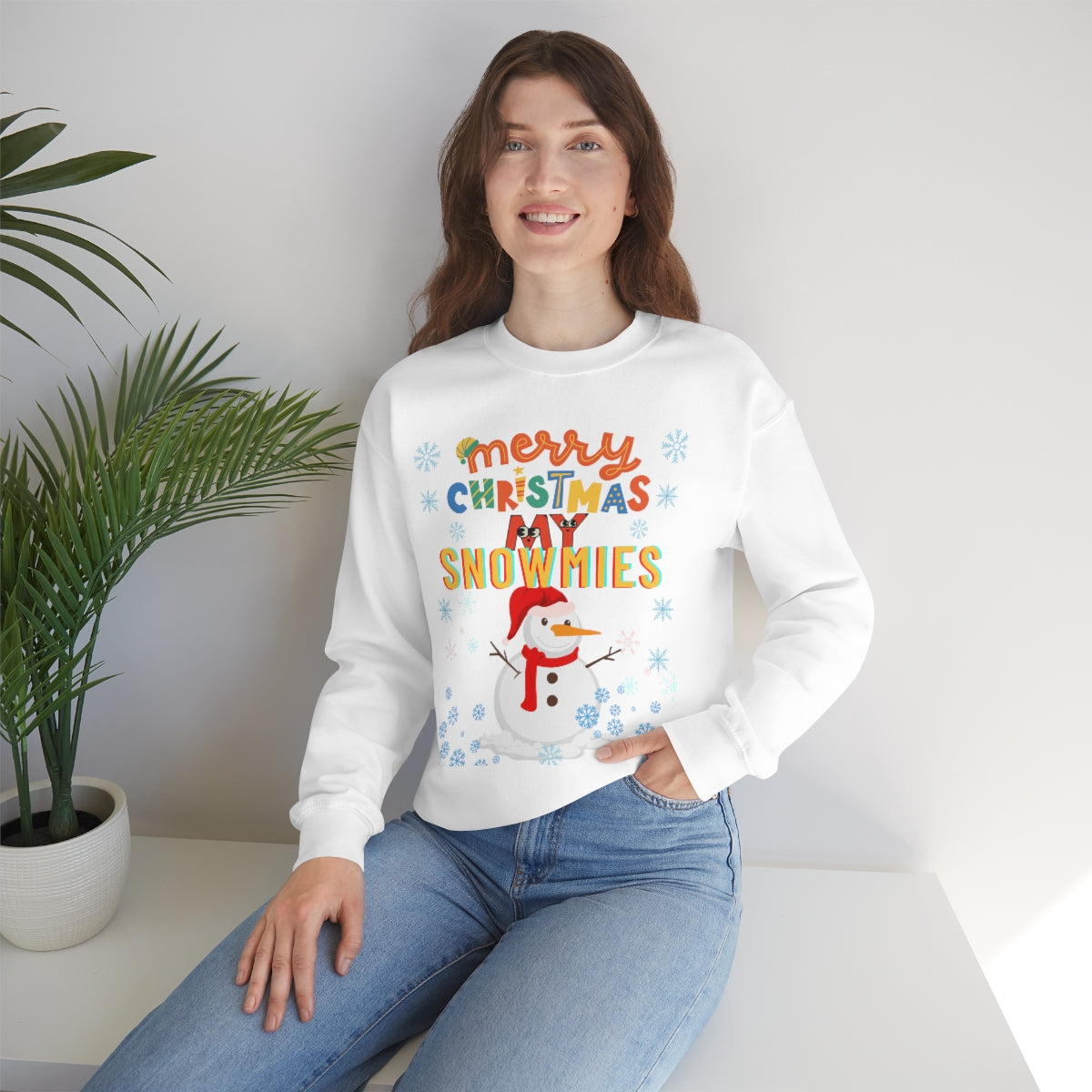 “Merry Christmas My SNOWMIES” Unisex ™ Crewneck Sweatshirt