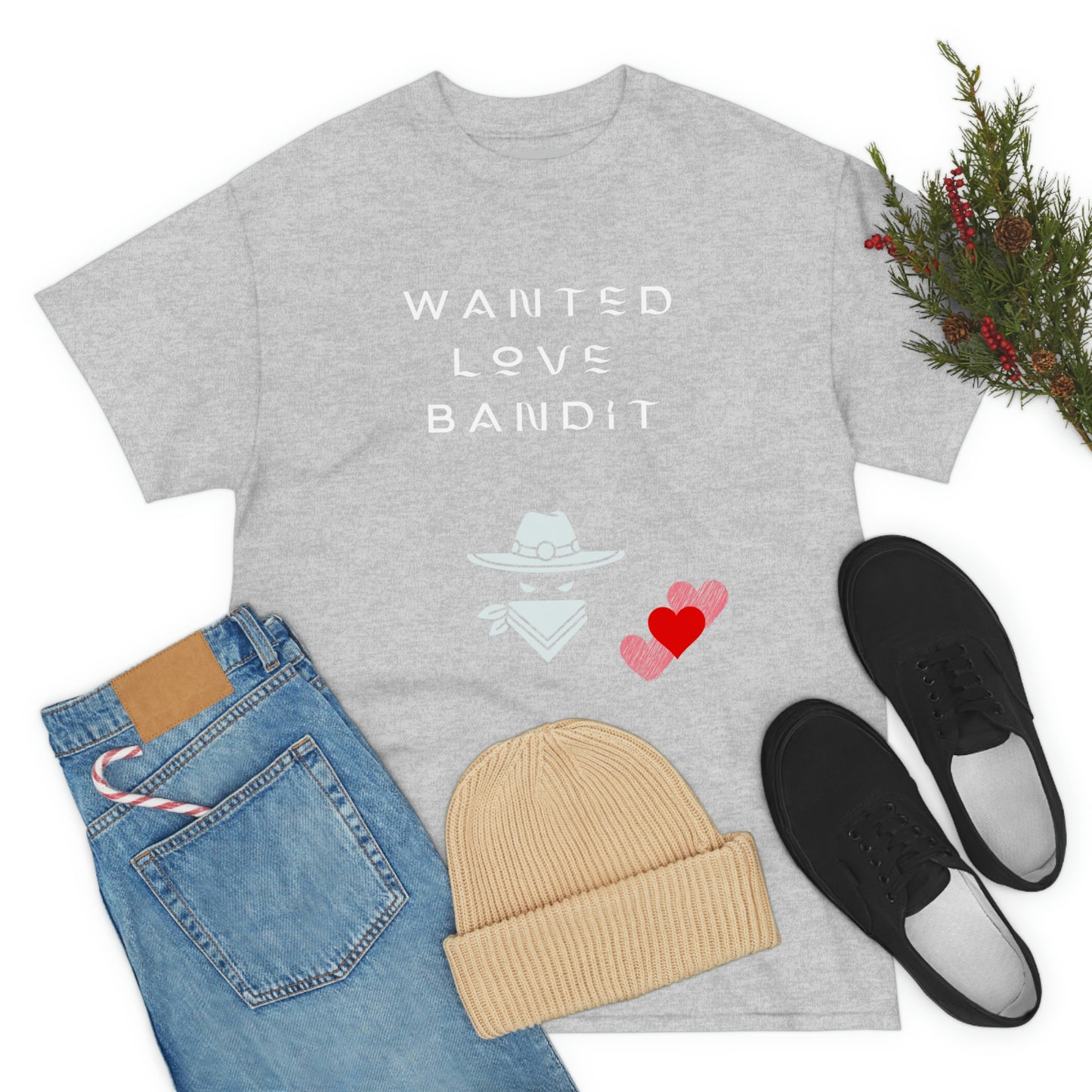 “Wanted Love Bandit” Unisex Heavy Cotton Tee