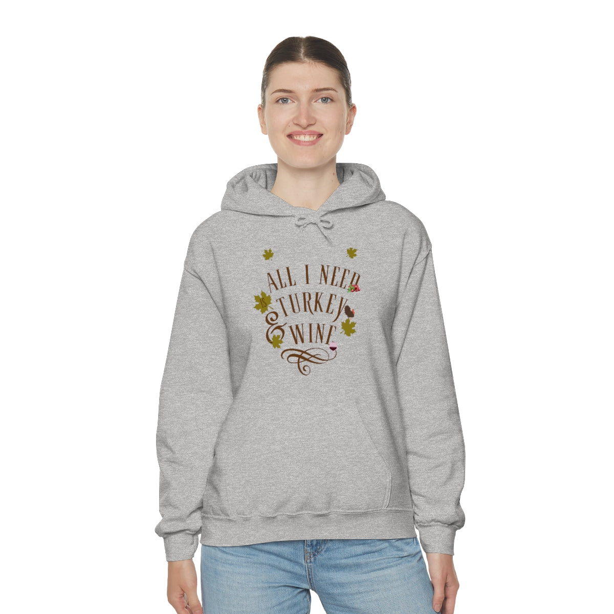 Turkey and Wine Sweatshirt