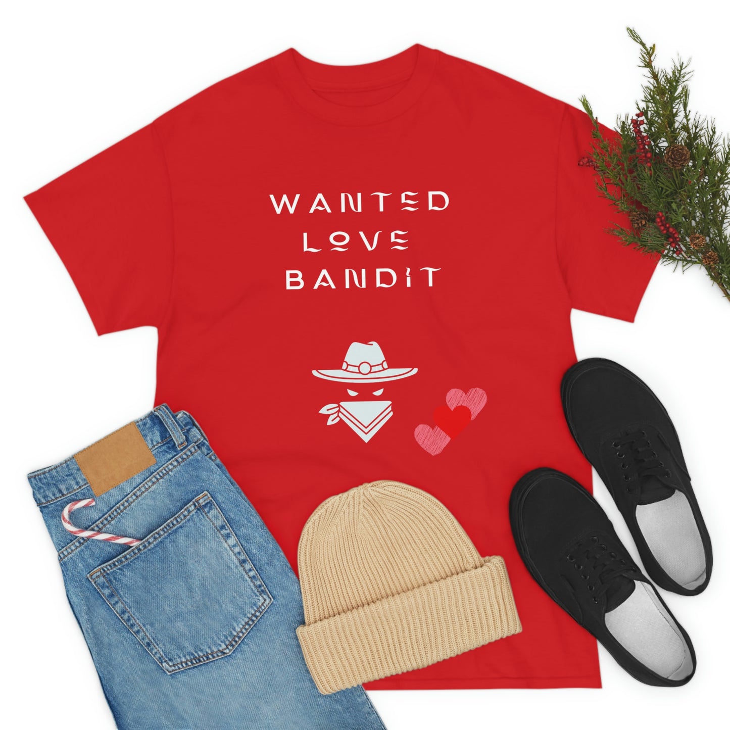 “Wanted Love Bandit” Unisex Heavy Cotton Tee