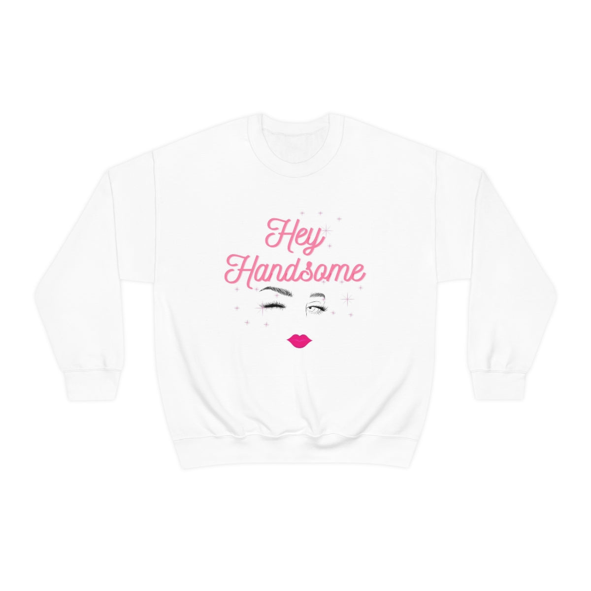 “Hey Handsome” Unisex Heavy Blend™ Crewneck Sweatshirt