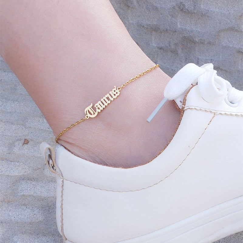 Zodiac Silver Ankle Bracelet