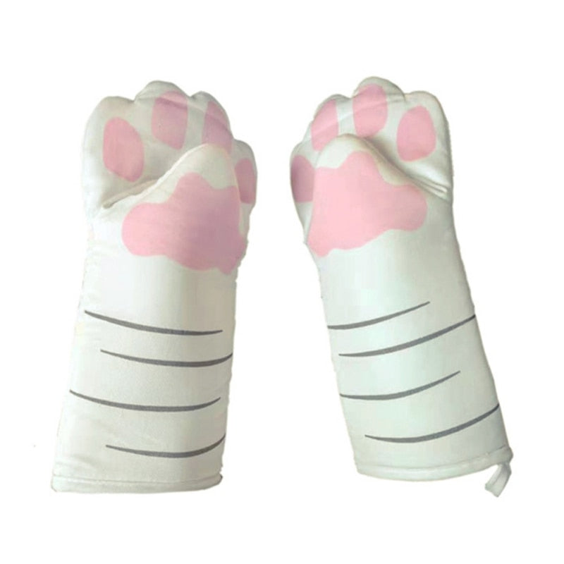 Purr Paws Oven Mitts