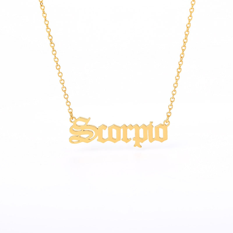 Astrology Sign Necklace