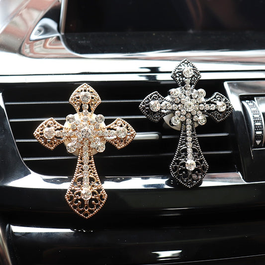 Diamond Cross Car Air Freshener