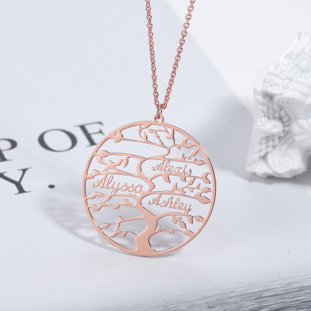 Personalized Tree Of Life Custom Name Necklace