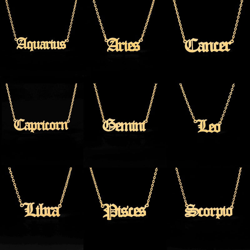 Astrology Sign Necklace