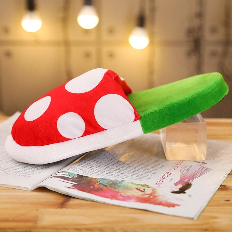 Game Anime Mushroom Slippers