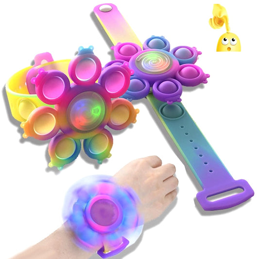 Spinner Pop Fidget Wrist Band