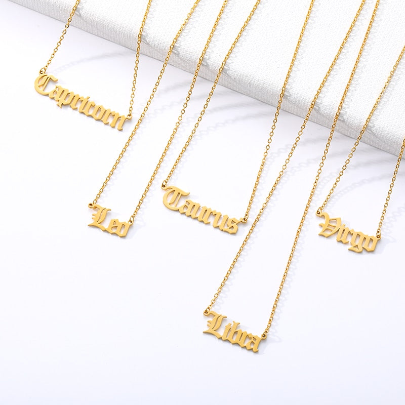 Astrology Sign Necklace