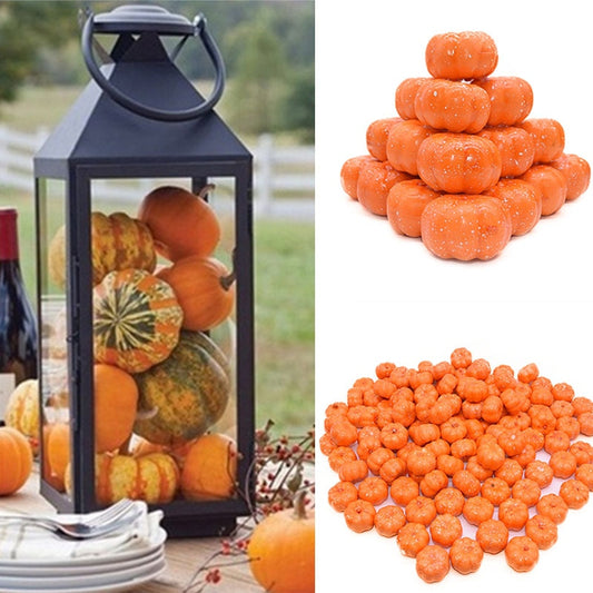 25Pcs Mini Artificial Pumpkin