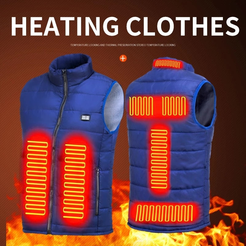 Unisex Heat Tech Vest/ Red