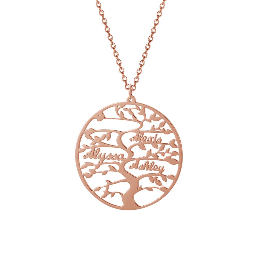 Personalized Tree Of Life Custom Name Necklace