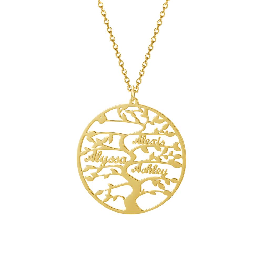 Personalized Tree Of Life Custom Name Necklace