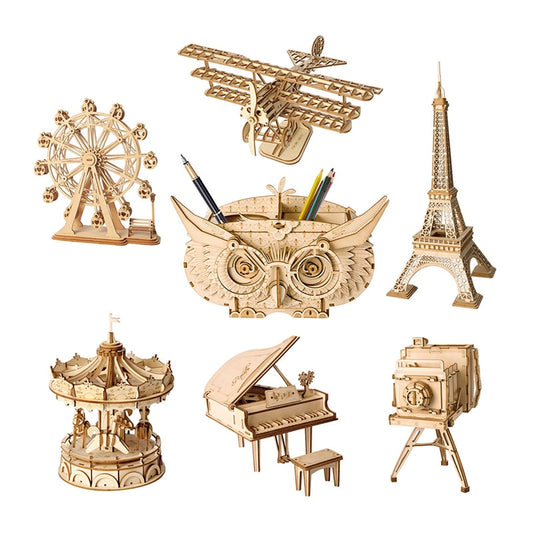 DIY 3D Wooden Assembly Models