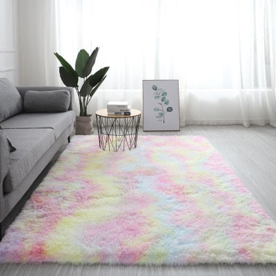 Tie-dye Plush Carpet