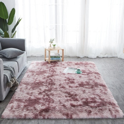 Tie-dye Plush Carpet