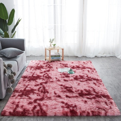 Tie-dye Plush Carpet