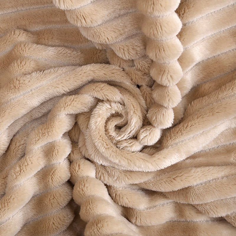 Solid Coral Fleece