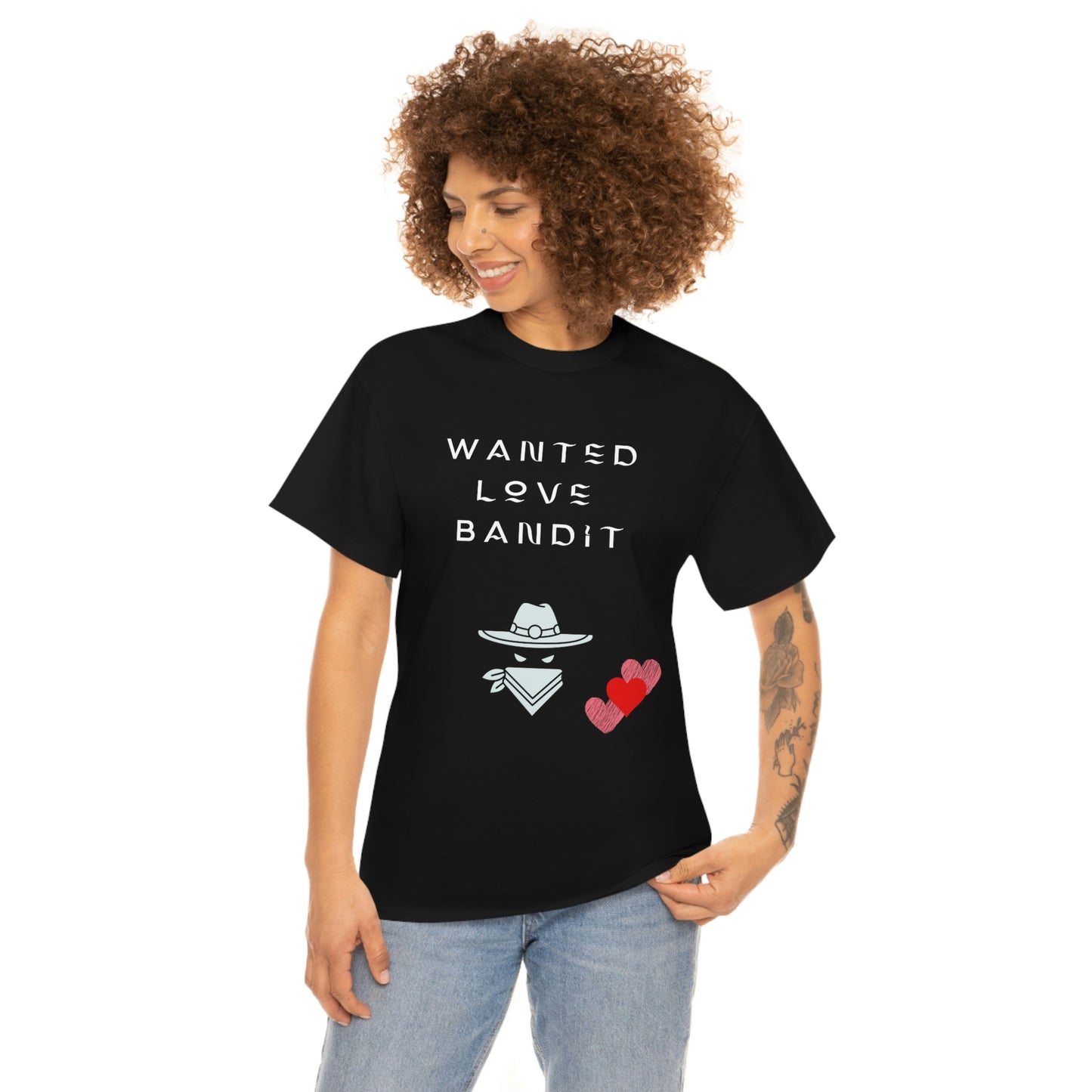 “Wanted Love Bandit” Unisex Heavy Cotton Tee