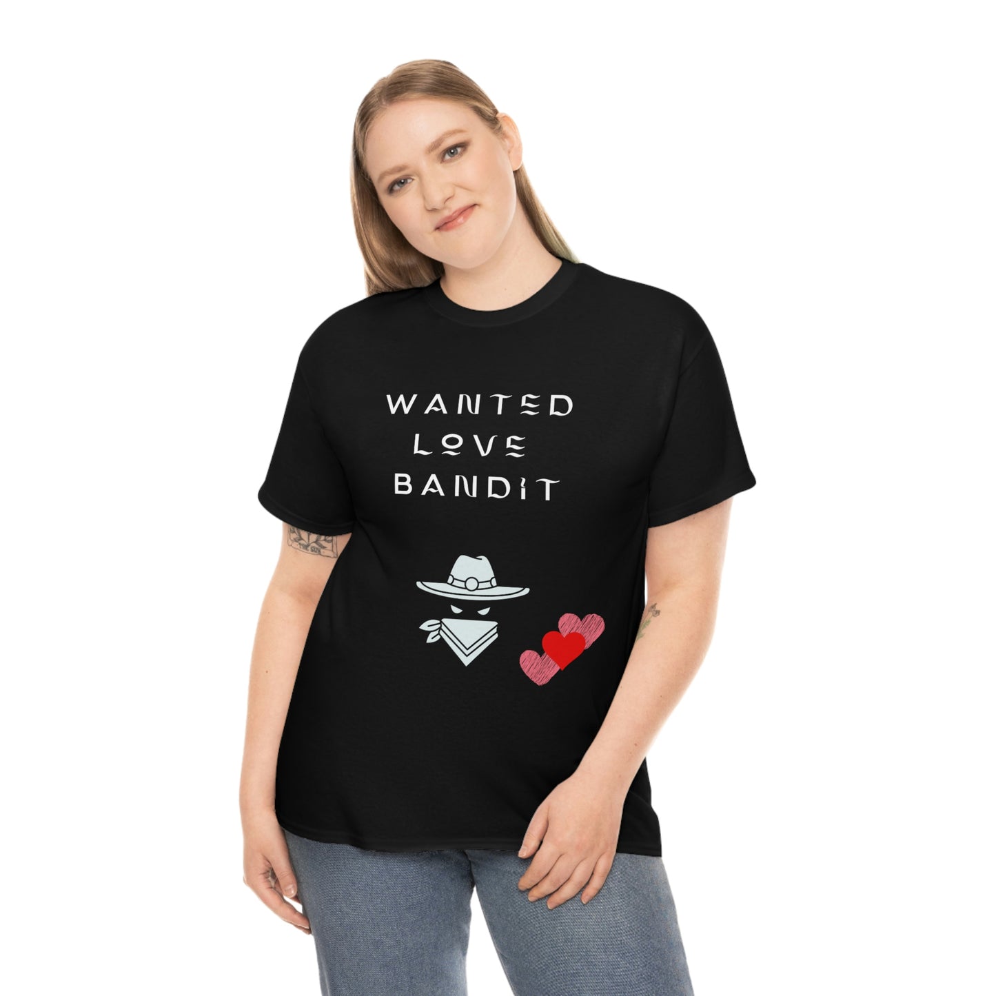 “Wanted Love Bandit” Unisex Heavy Cotton Tee