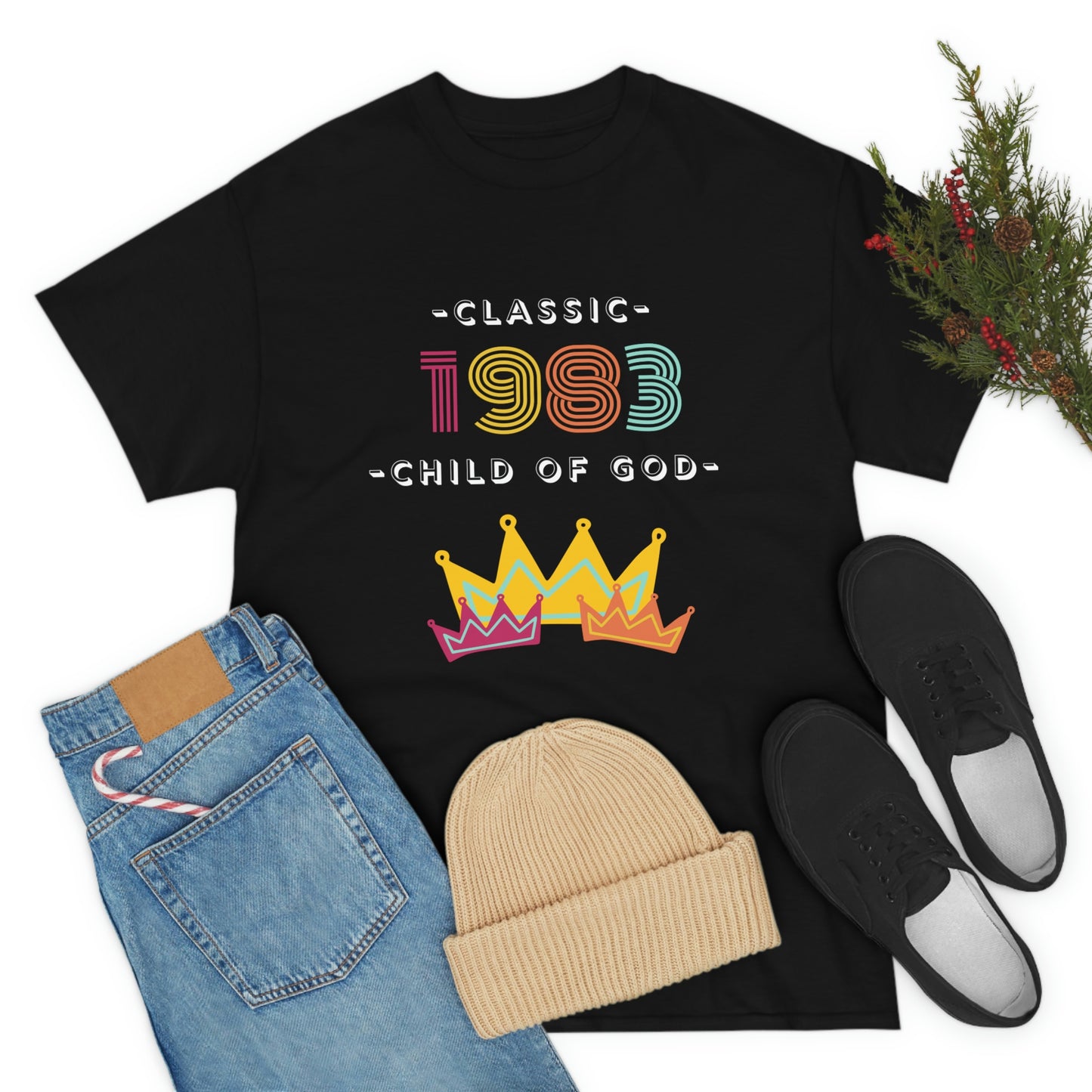 “ Classic 1983 Child of God” Unisex Heavy Cotton Tee