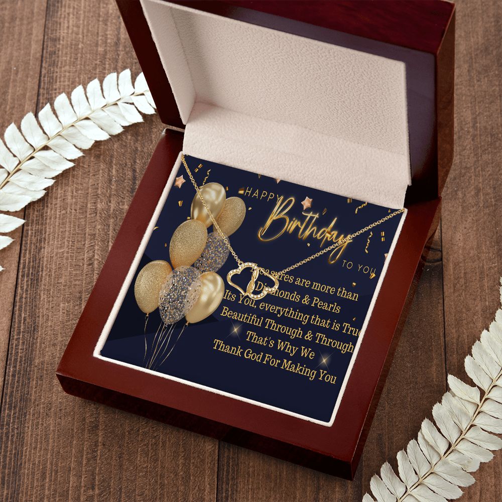 “Happy Birthday” Lasting Love Necklace