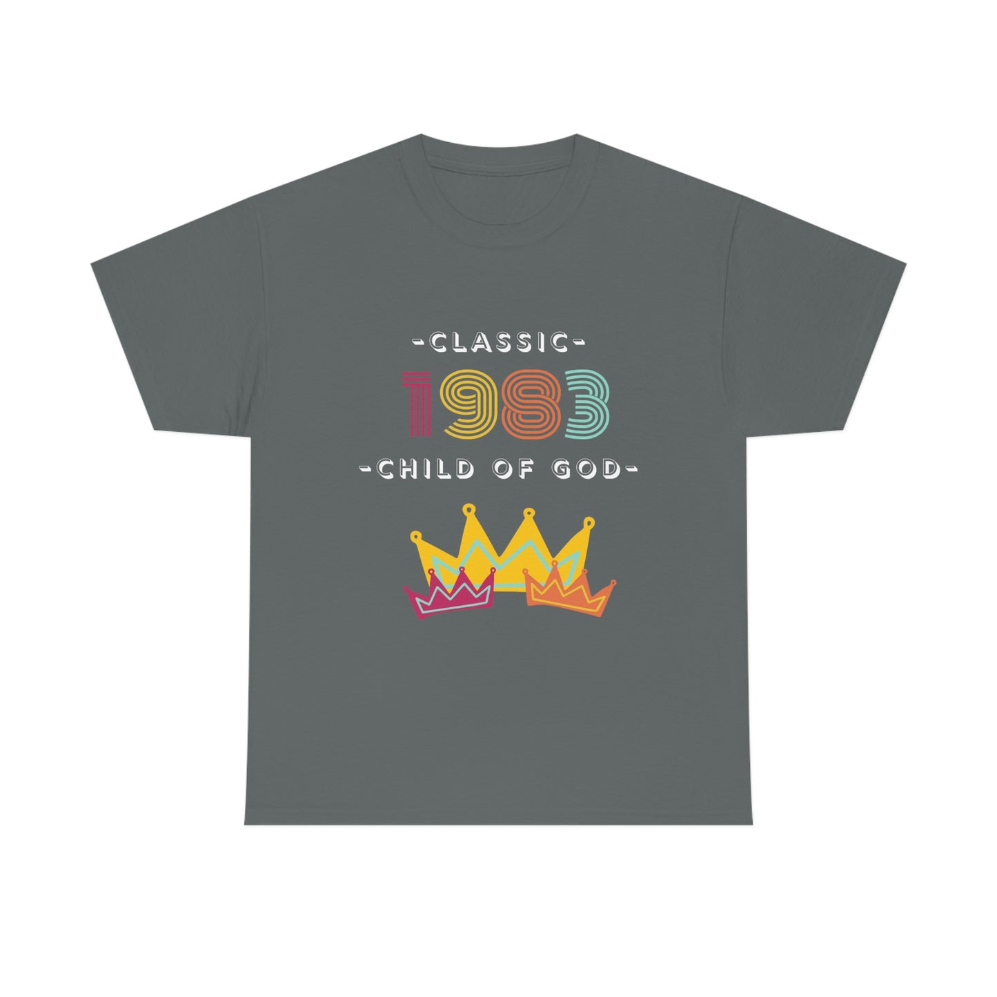 “ Classic 1983 Child of God” Unisex Heavy Cotton Tee