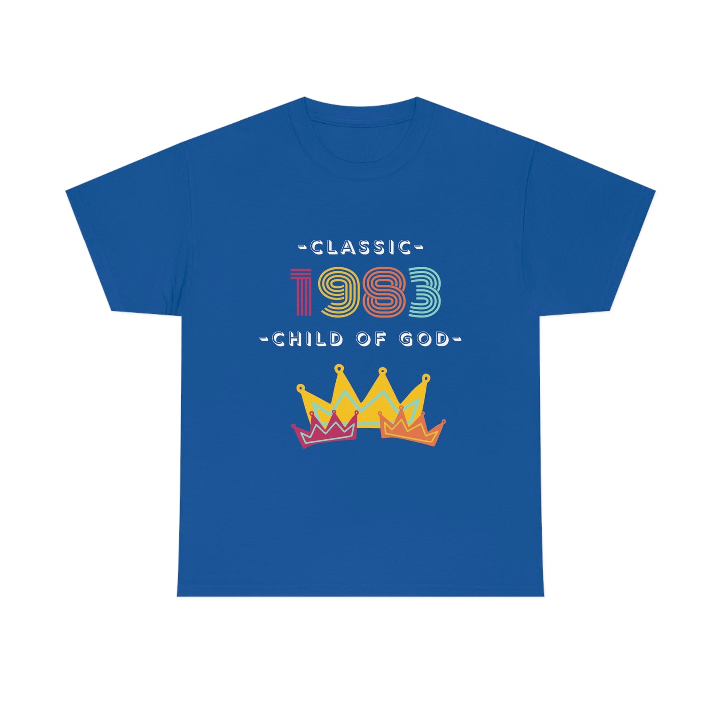 “ Classic 1983 Child of God” Unisex Heavy Cotton Tee