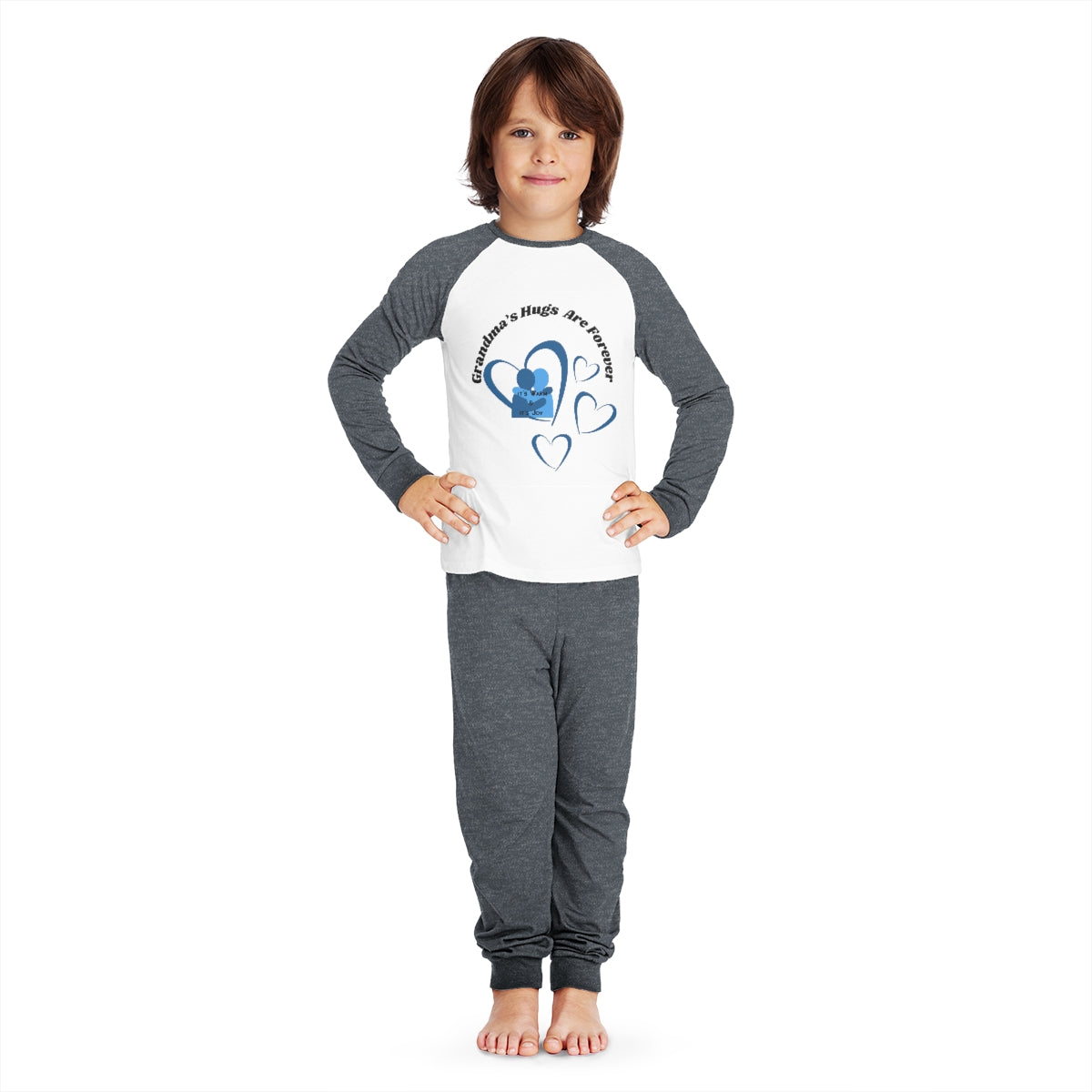 “Grandma’s Hugs are Forever” Kids' Pajama Set