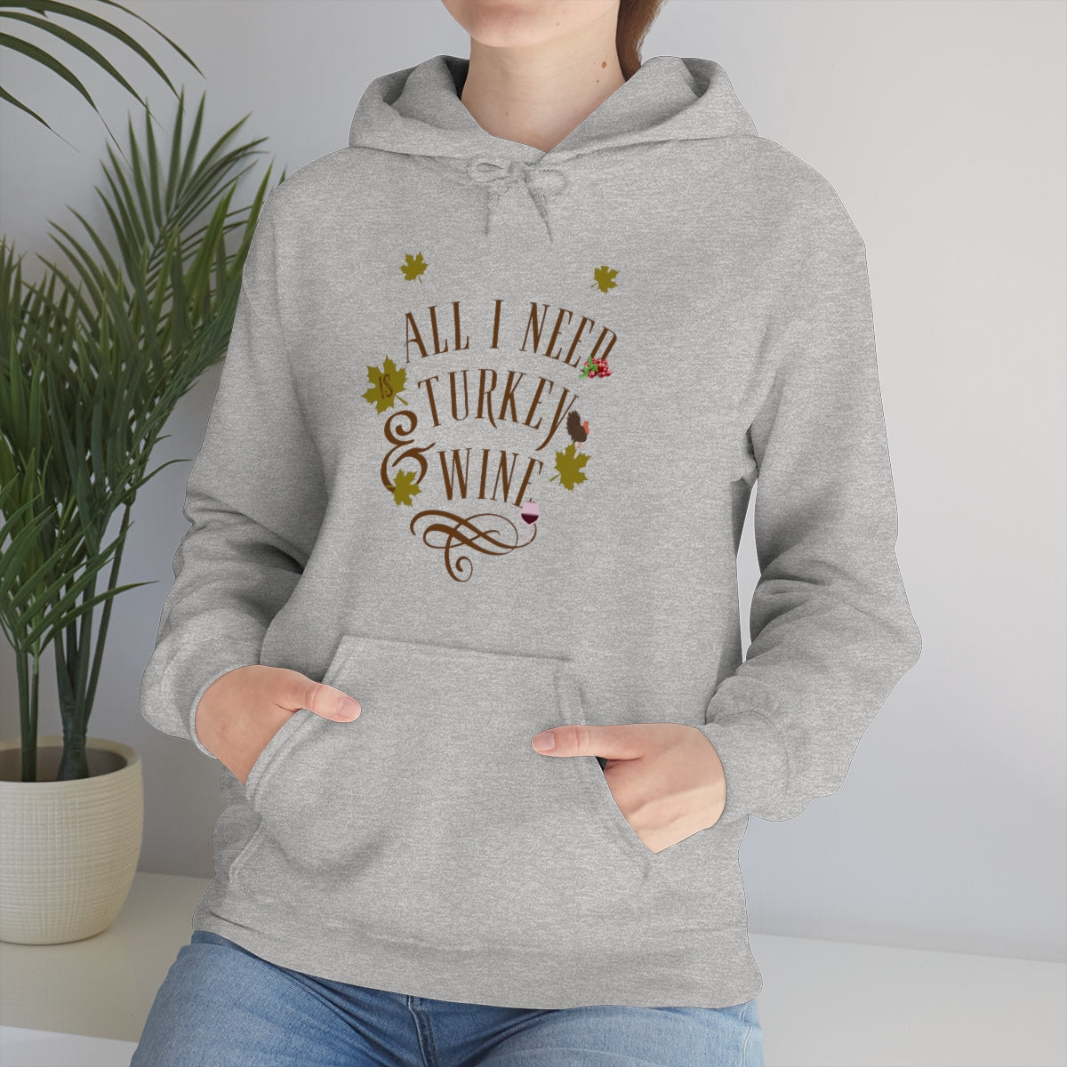 Turkey and Wine Sweatshirt