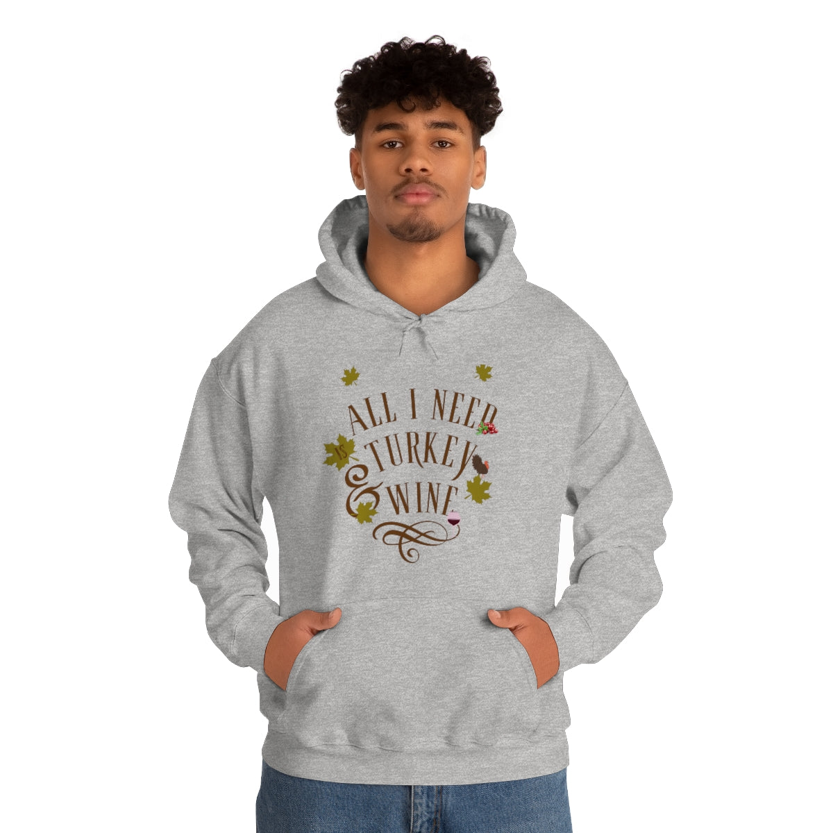 Turkey and Wine Sweatshirt